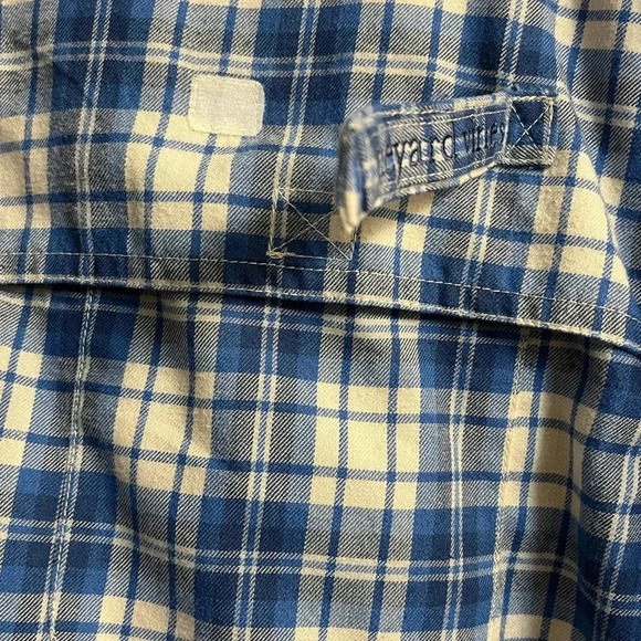 Vineyard Vines Harbor Blue White Flag Plaid Long Sleeve Shirt, Men’s Size Medium - Picture 5 of 14
